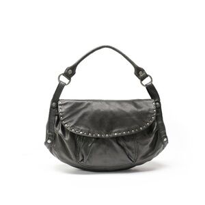 LUCKY BRAND Soft Black Leather Hobo Bag